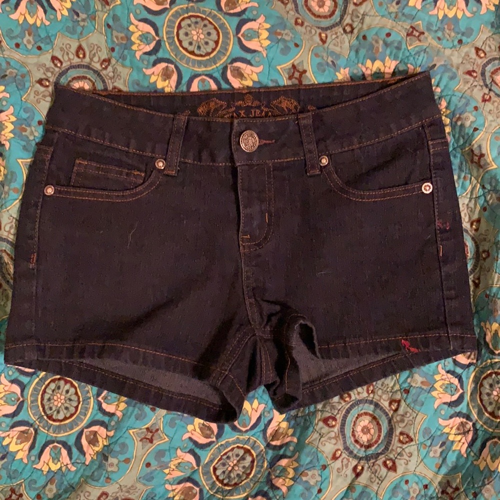 Wax Jean Denim Shorts